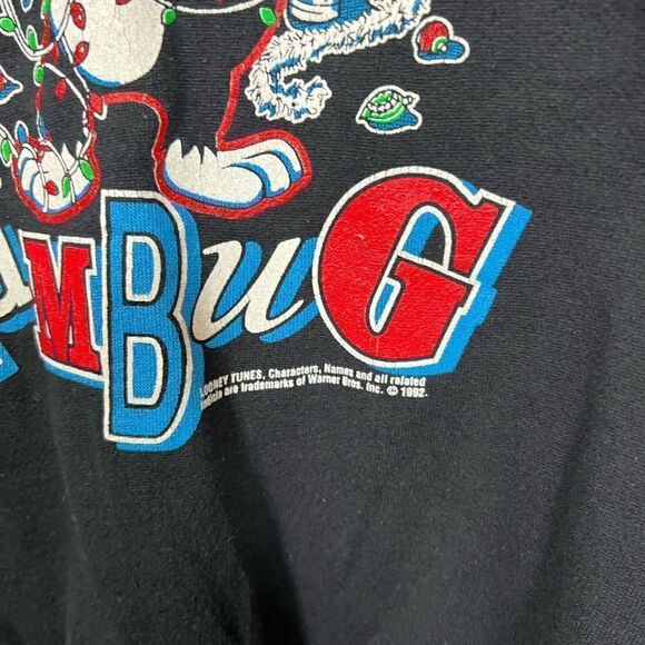 Vintage Christmas Looney Tunes Sweatshirt - Picture 4 of 8